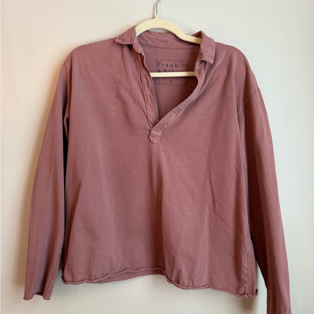 Frank & Eileen Pink Long Sleeve Tee